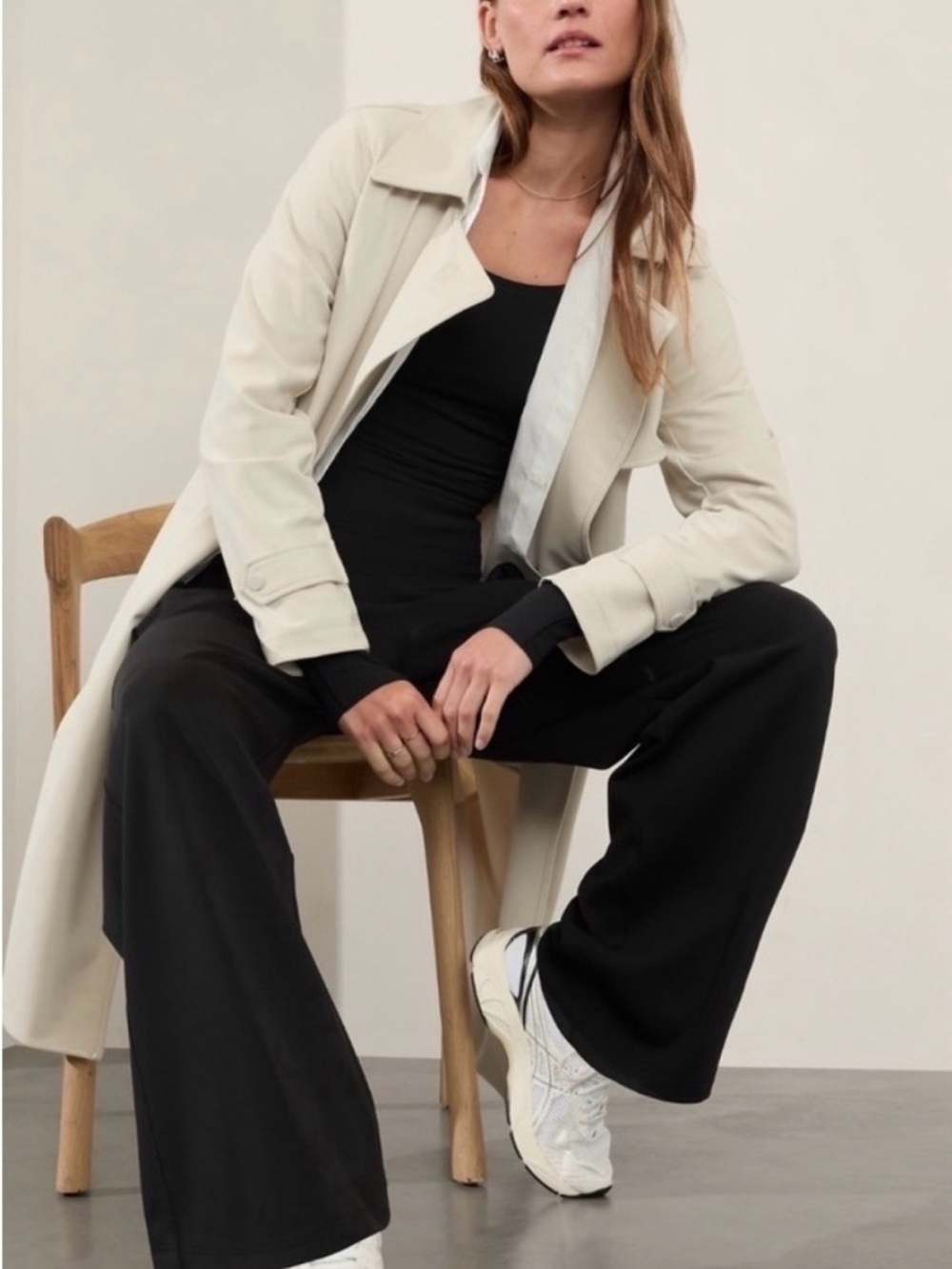 🌺HP🌺Athleta Black Wide-Leg Pants with Relaxed Silhouette🌺
